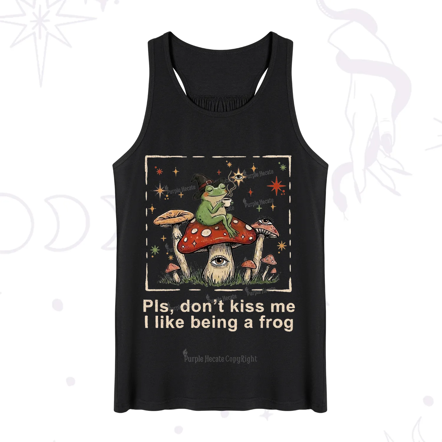 Purplehecate Please Don't Kiss Me I like Being A Frog Tank