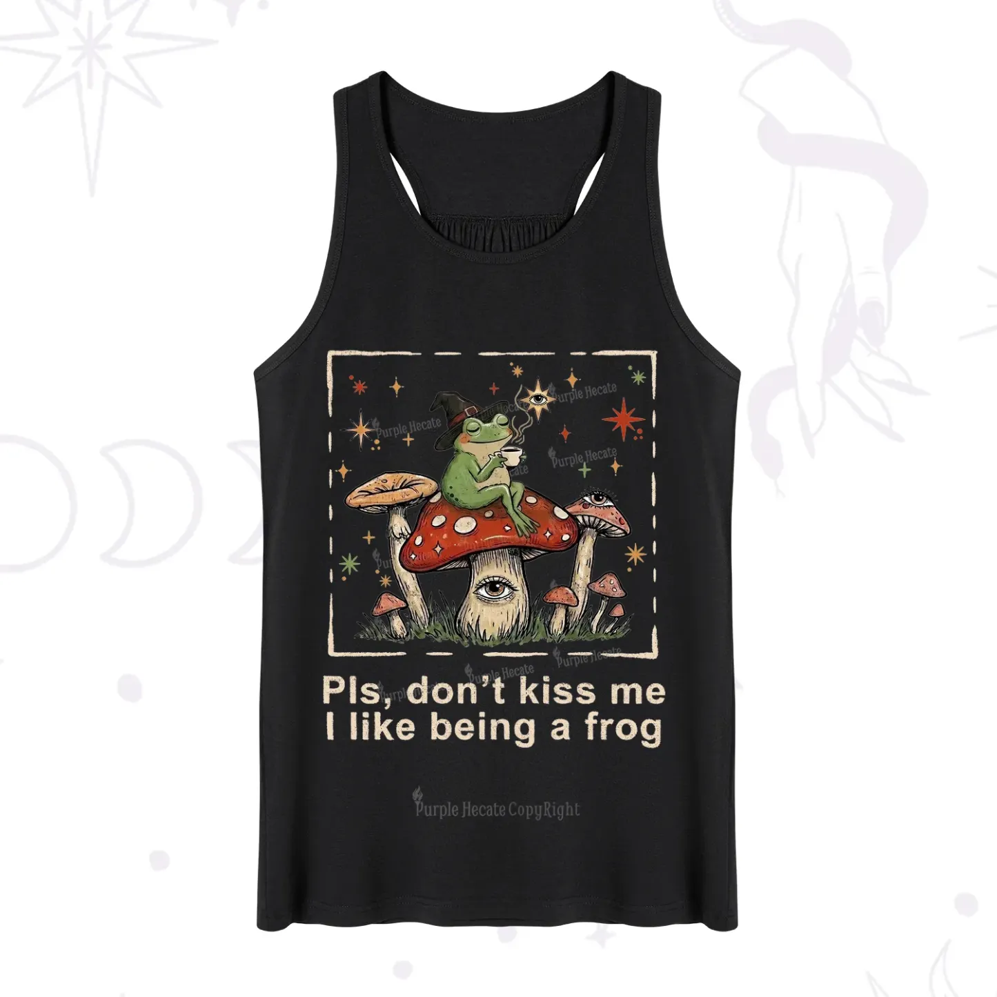 Purplehecate Please Don't Kiss Me I like Being A Frog Tank