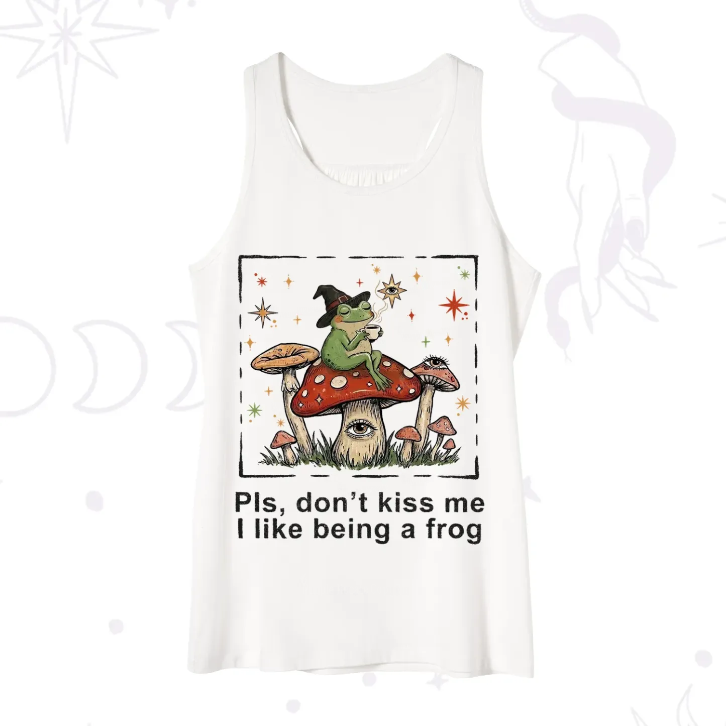 Purplehecate Please Don't Kiss Me I like Being A Frog Tank