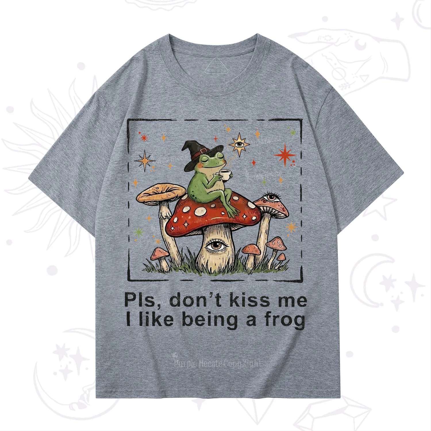 Purplehecate Please Don't Kiss Me I like Being A Frog T-Shirt