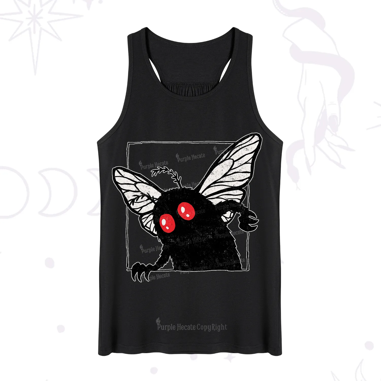 Purplehecate The Curious Mothman Tank
