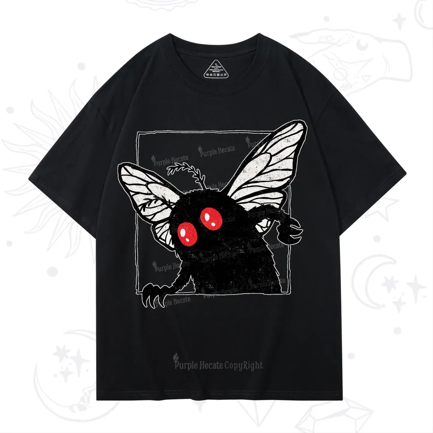 Purplehecate The Curious Mothman T-Shirt