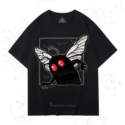 Purplehecate The Curious Mothman T-Shirt