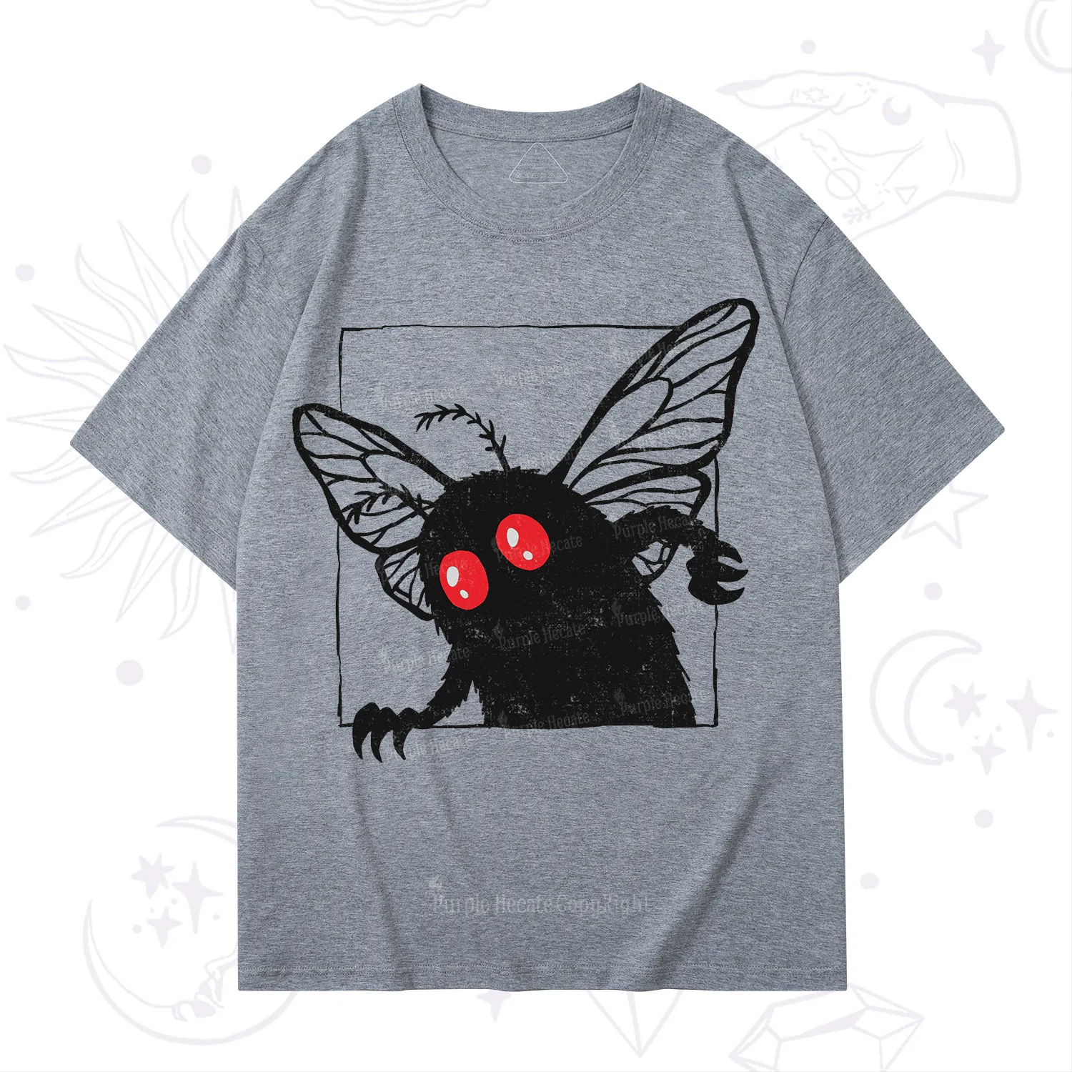 Purplehecate The Curious Mothman T-Shirt