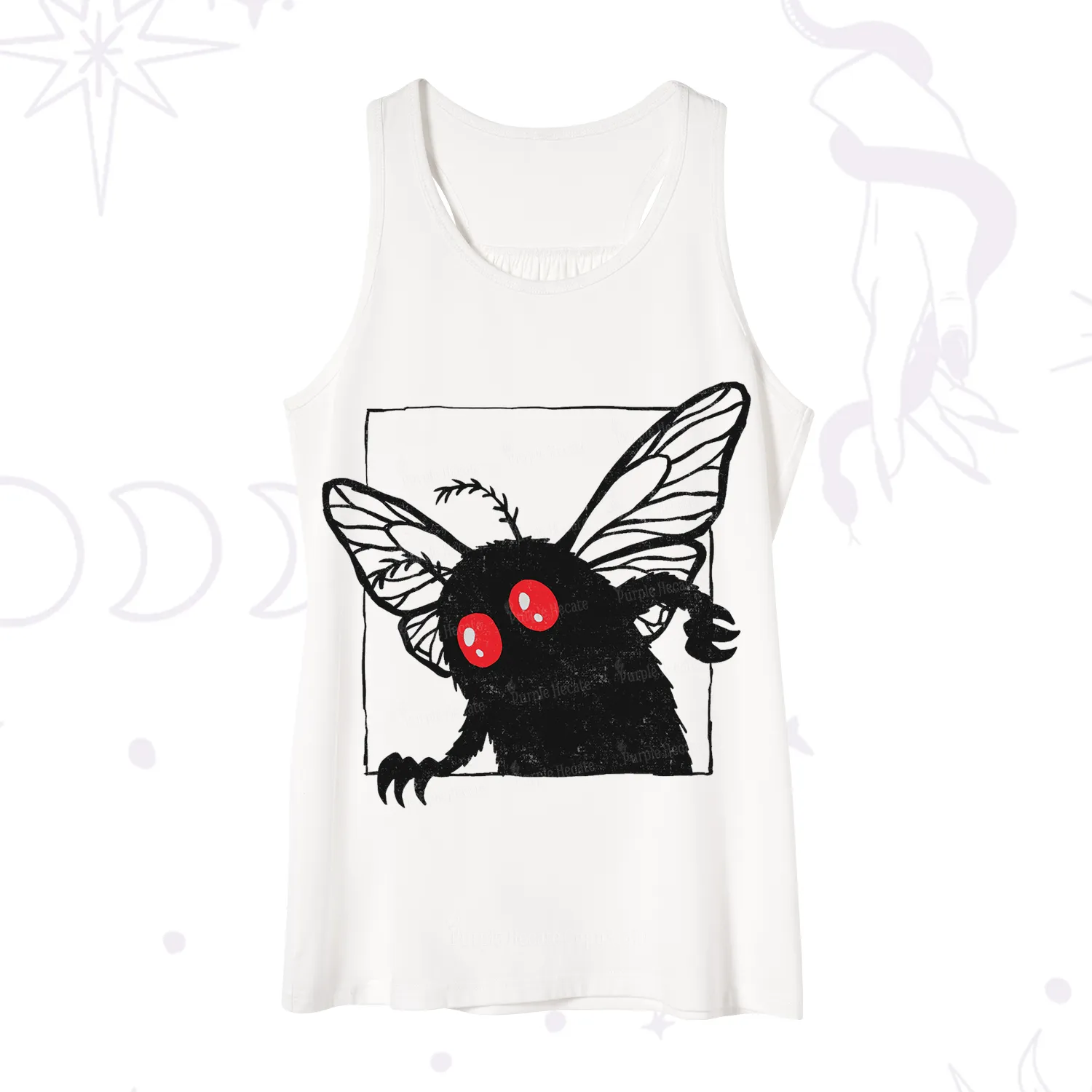 Purplehecate The Curious Mothman Tank