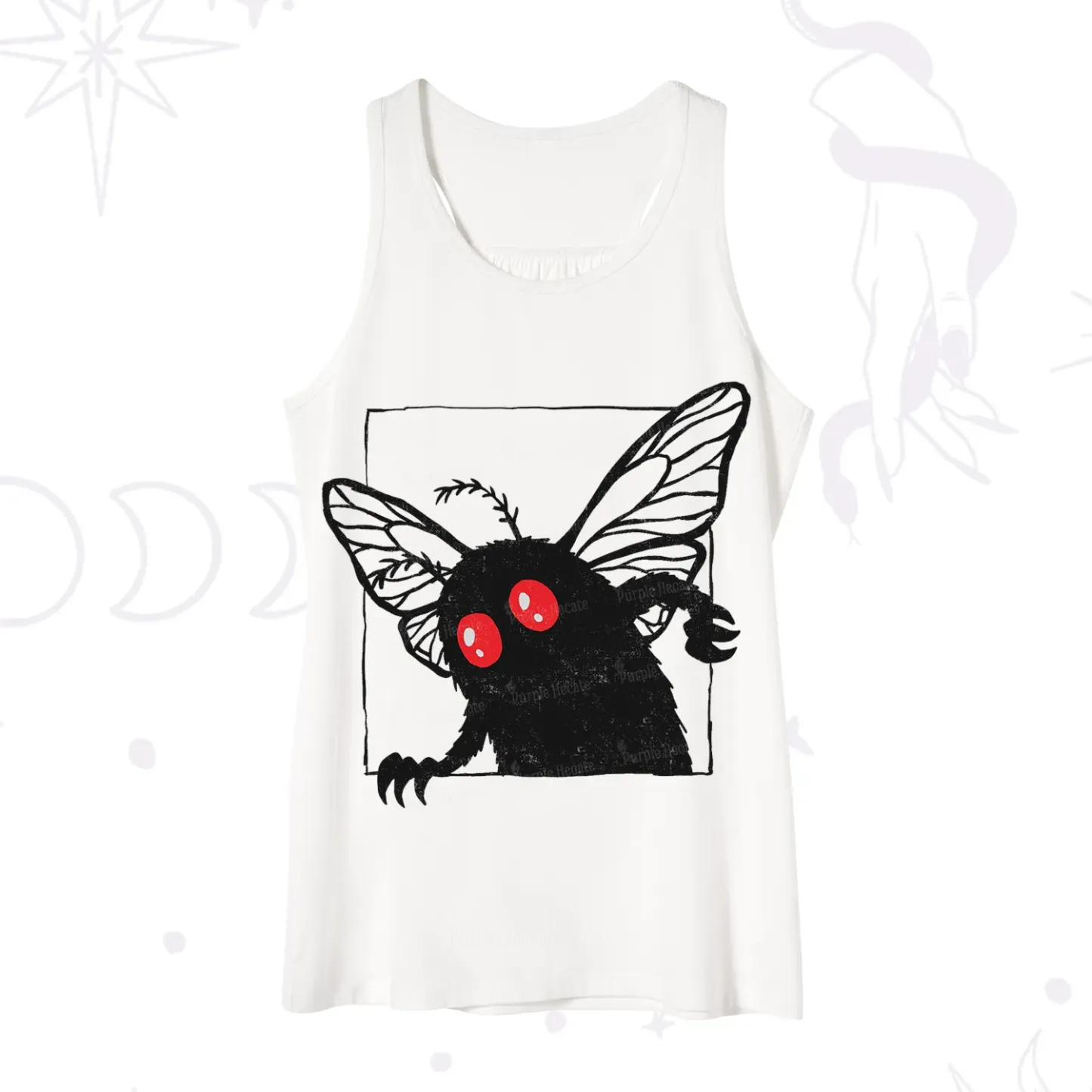 Purplehecate The Curious Mothman Tank
