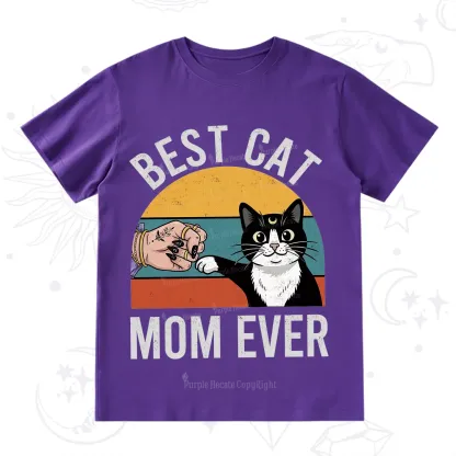 Purplehecate Best Cat Mom Ever T-Shirt