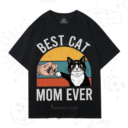 Purplehecate Best Cat Mom Ever T-Shirt
