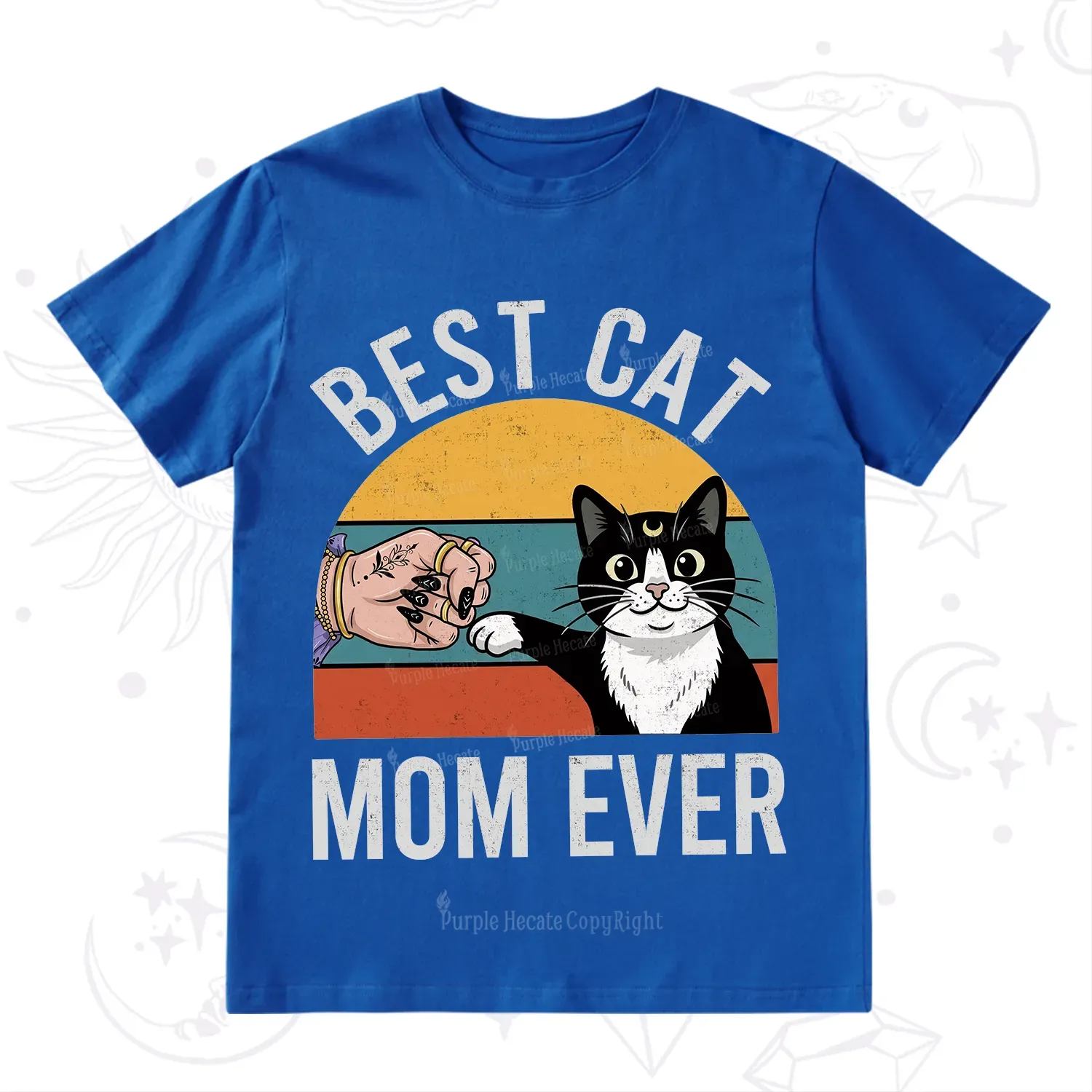 Purplehecate Best Cat Mom Ever T-Shirt