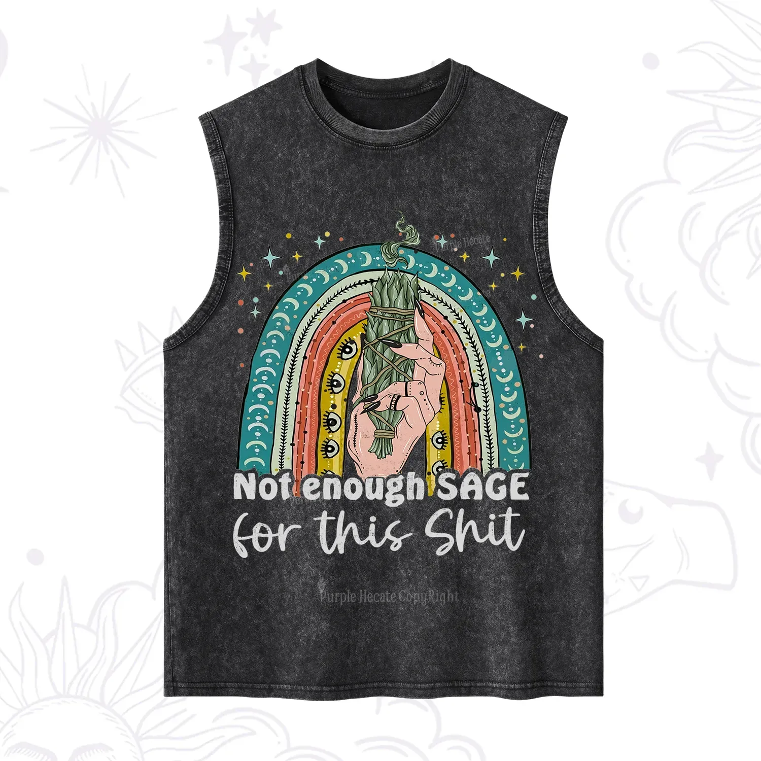 Purplehecate Not Enough Sage For This Sh*t Washed Tank