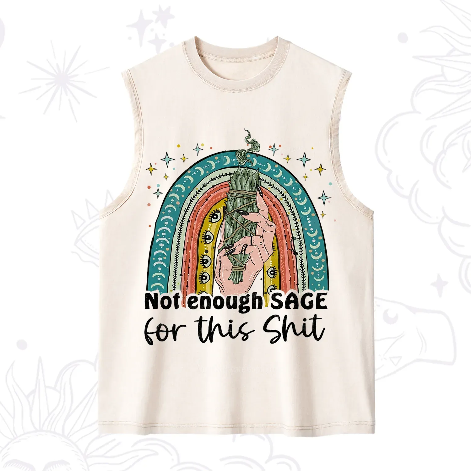 Purplehecate Not Enough Sage For This Sh*t Washed Tank