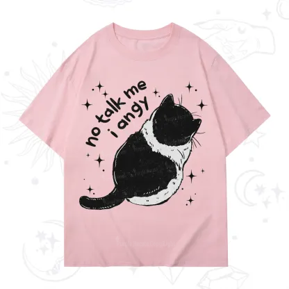 Purplehecate No Talk Me Im Angy Cat T-Shirt