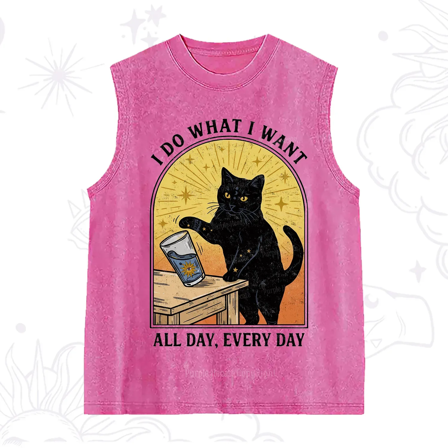 Purplehecate I Do What I What Washed Tank