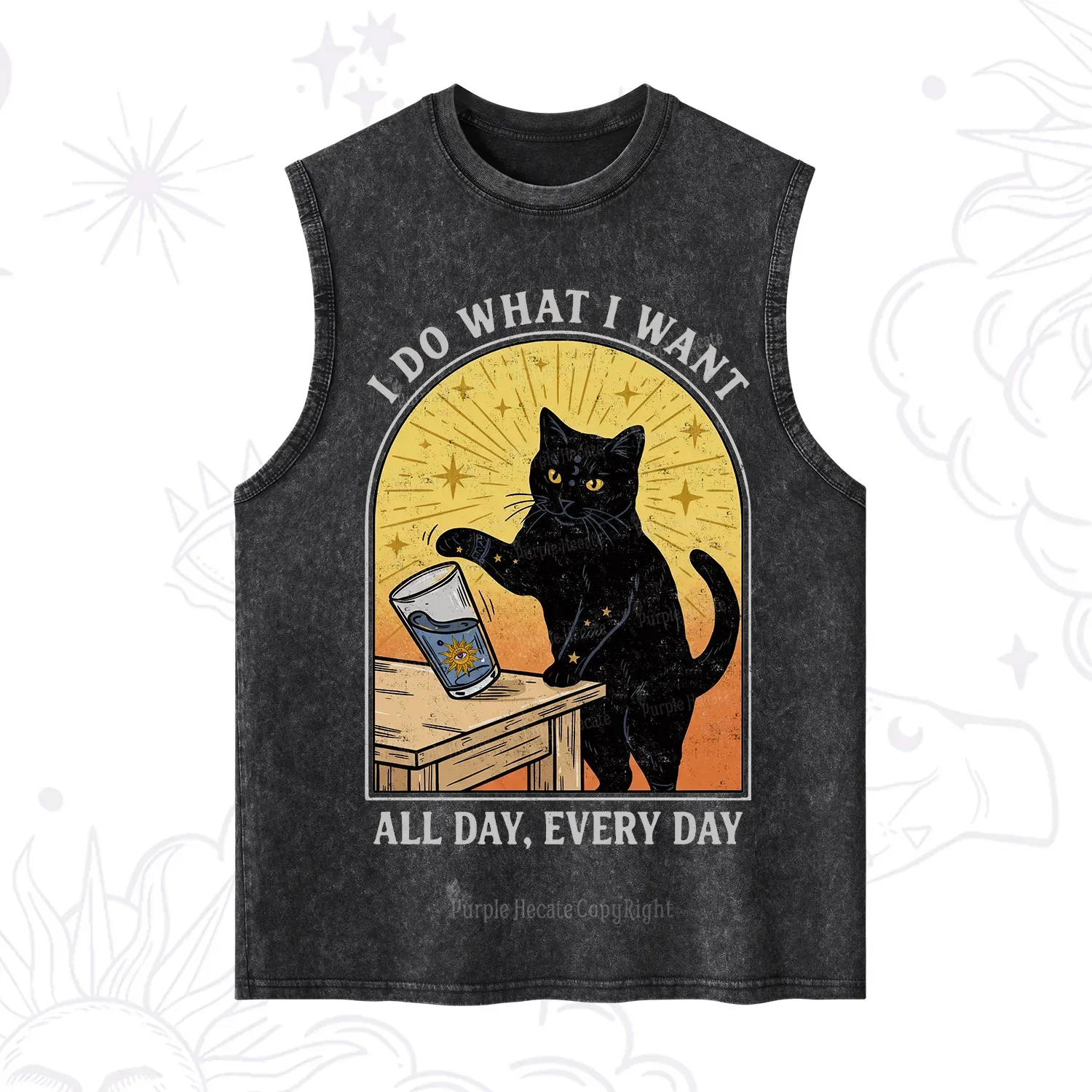 Purplehecate I Do What I What Washed Tank