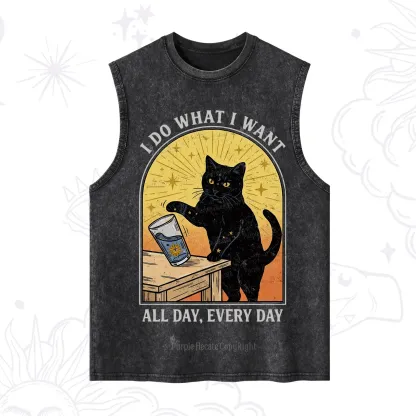 Purplehecate I Do What I What Washed Tank