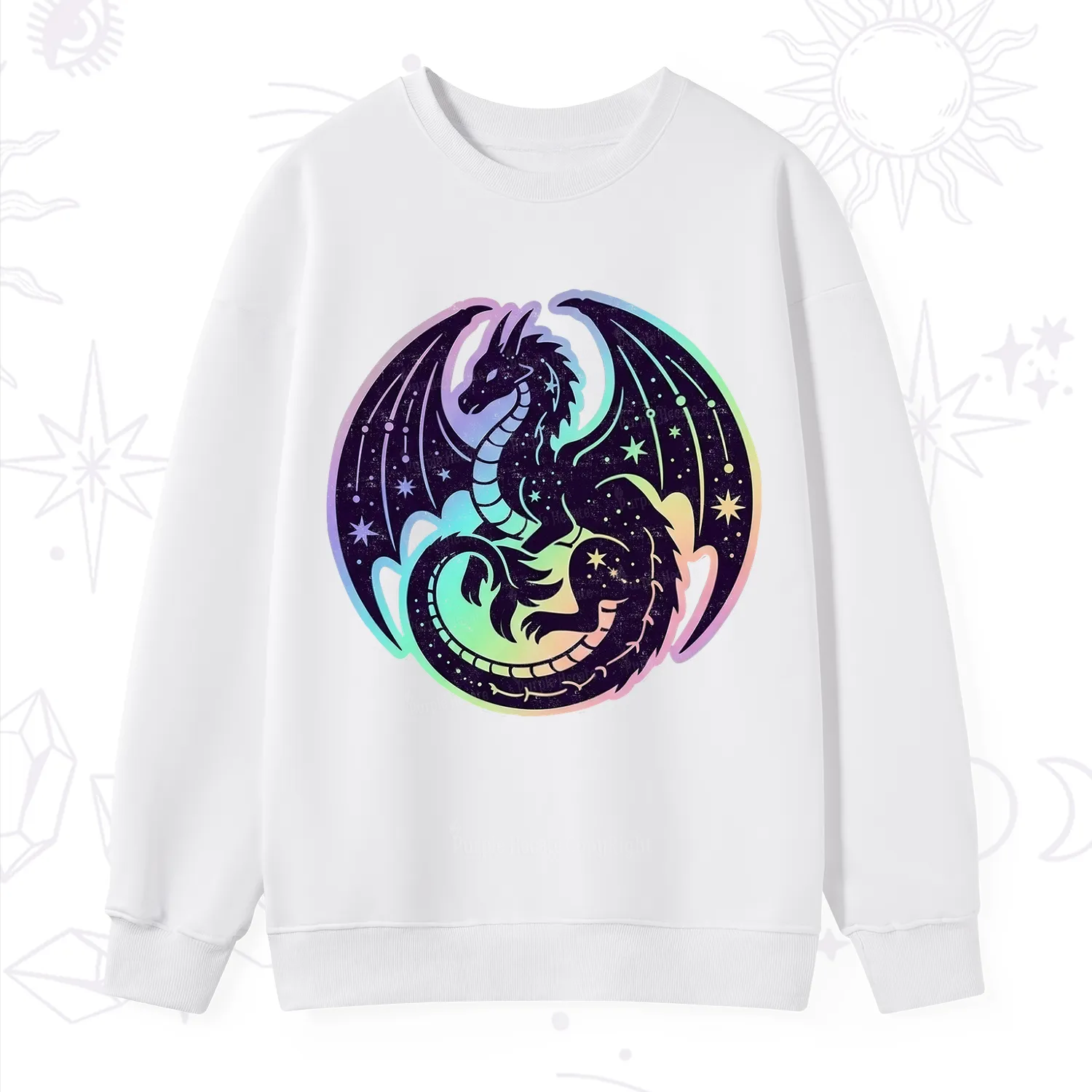 Purplehecate Cosmic Dragon Sweatshirt