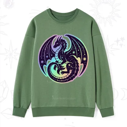 Purplehecate Cosmic Dragon Sweatshirt