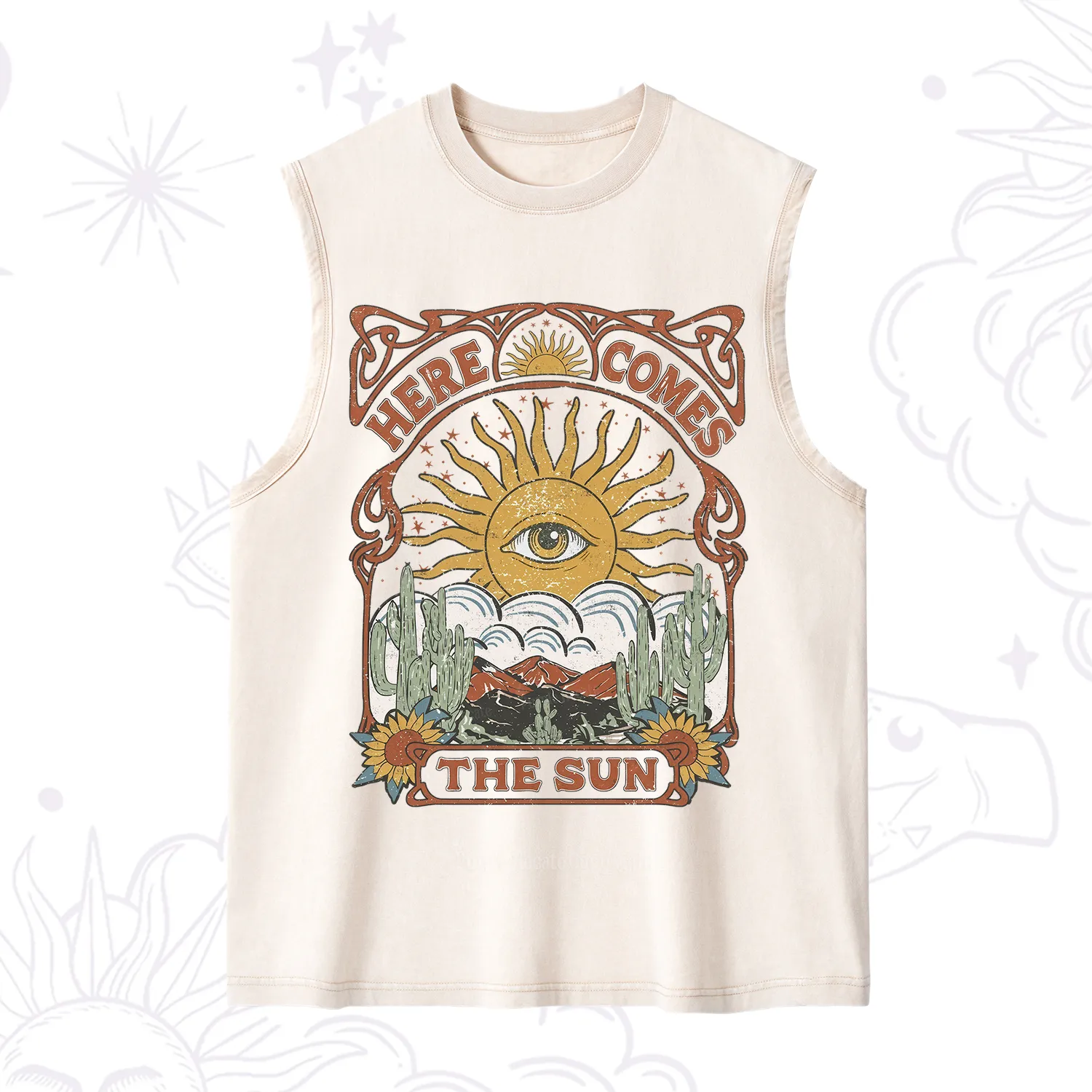 Purplehecate Here Comes The Sun Washed Tank