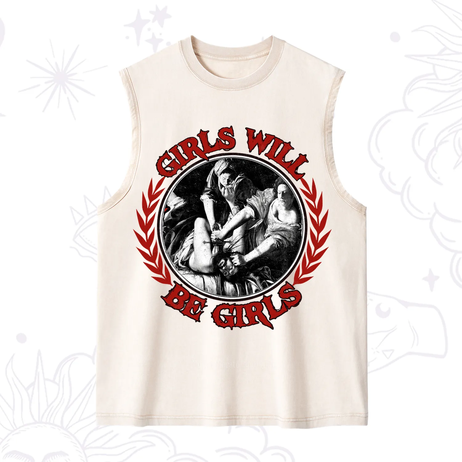 Purplehecate Girls Will Be Girls Witch Washed Tank