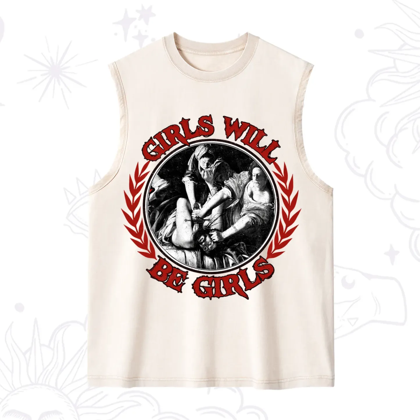Purplehecate Girls Will Be Girls Witch Washed Tank