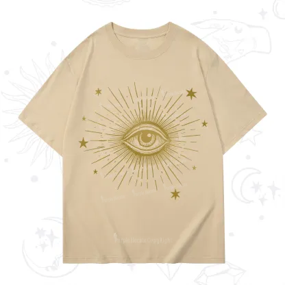 Purplehecate Celestial Eye with Stars T-Shirt