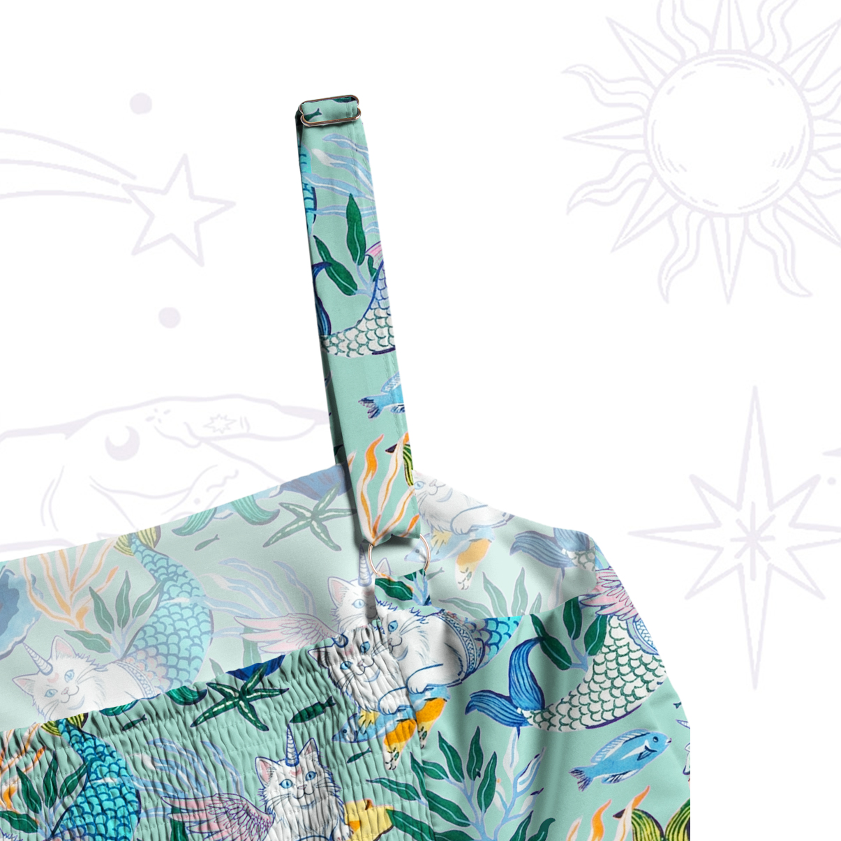 [Copy]Purplehecate Mandala Dream Wide Straps Maxi Dress