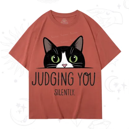 Purplehecate Cute Cat Judging You Silently T-Shirt