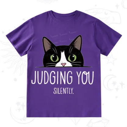 Purplehecate Cute Cat Judging You Silently T-Shirt