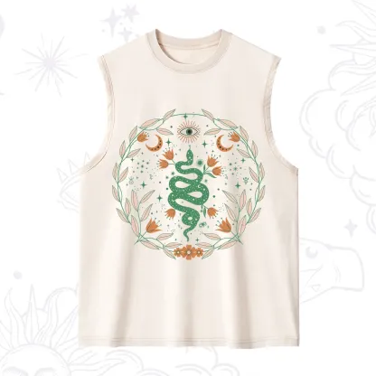 Purplehecate Mystic Serpent Washed Tank