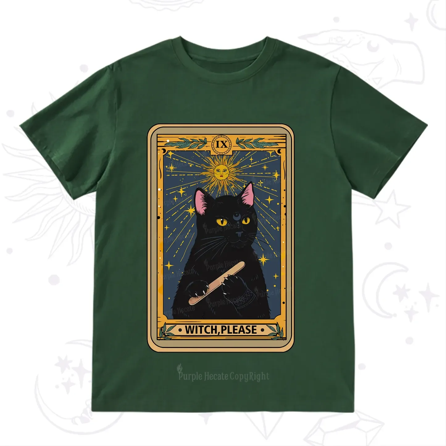 Purplehecate The Witch Please Tarot T-Shirt