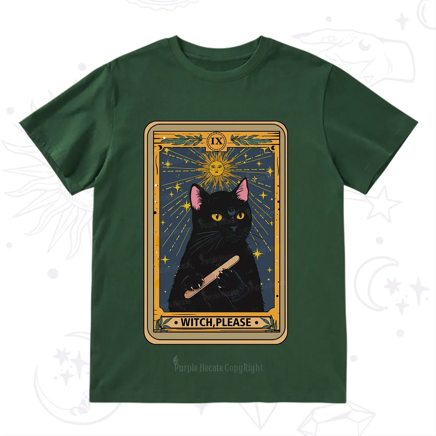 Purplehecate The Witch Please Tarot T-Shirt