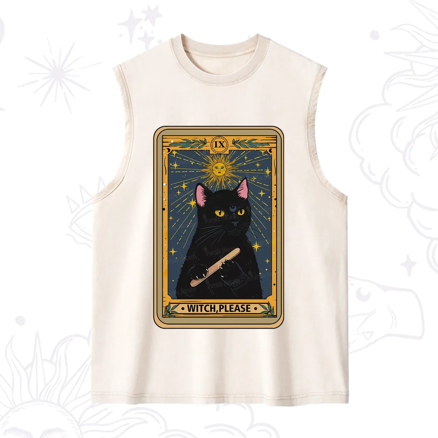 Purplehecate The Witch Please Tarot Washed Tank