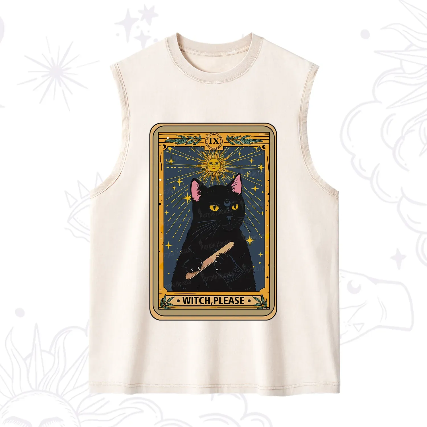 Purplehecate The Witch Please Tarot Washed Tank