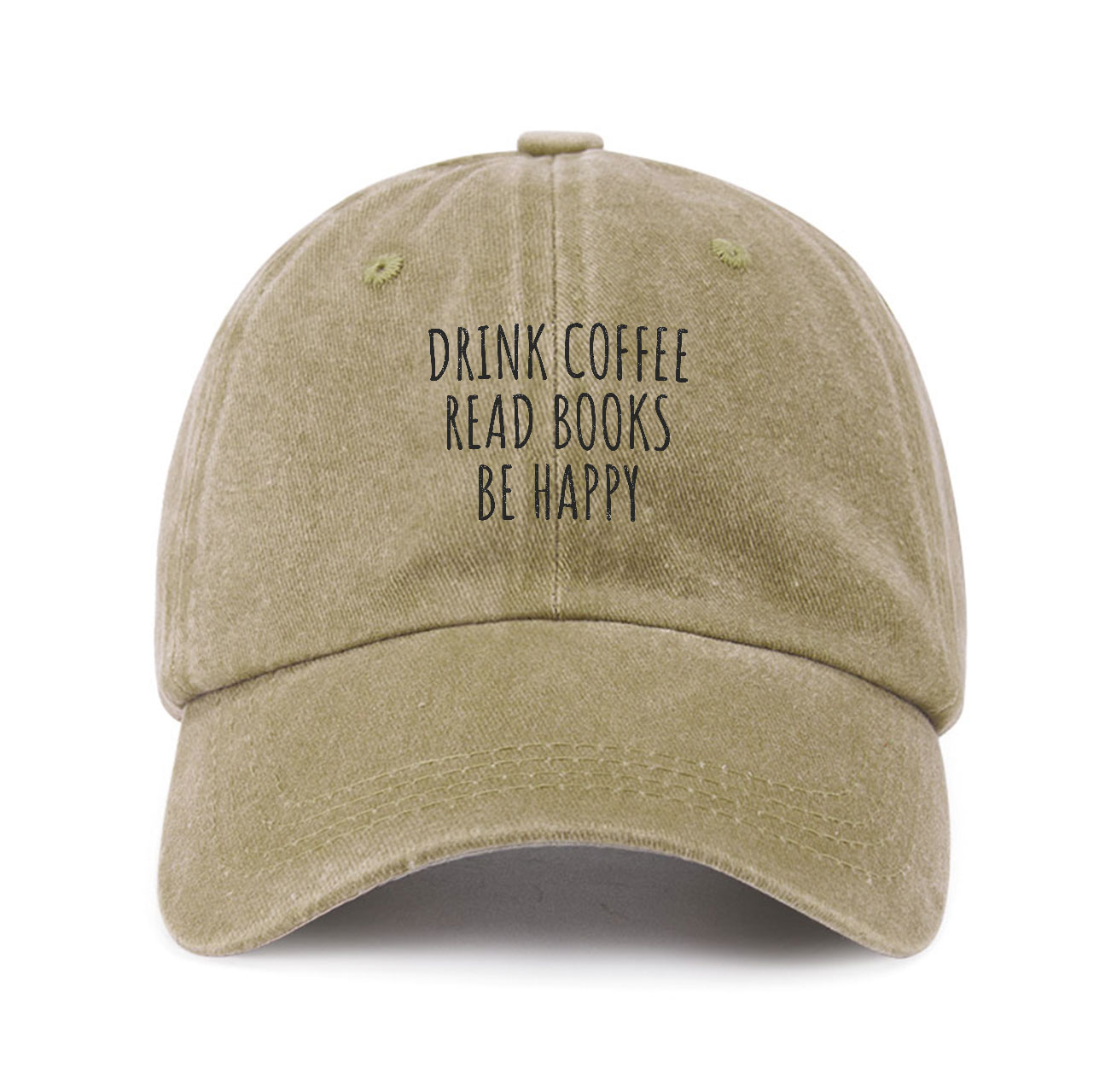 Purplehecate Drink Coffee Read Books Be Happy Baseball Cap