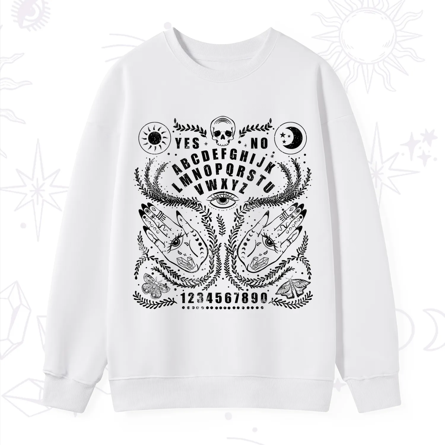 Purplehecate Ouija Spirit Board Sweatshirt