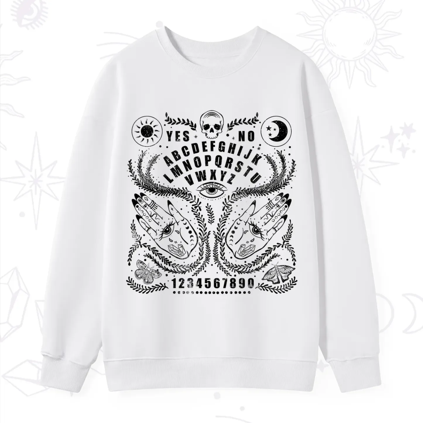 Purplehecate Ouija Spirit Board Sweatshirt