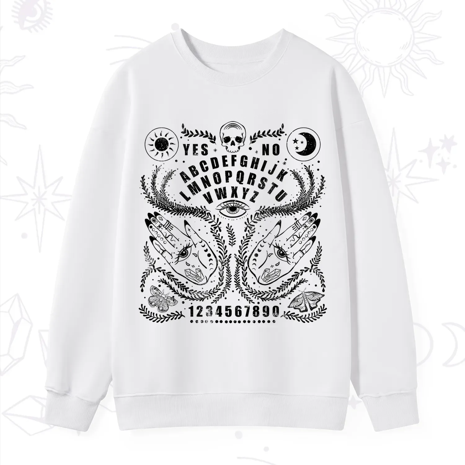 Purplehecate Ouija Spirit Board Sweatshirt