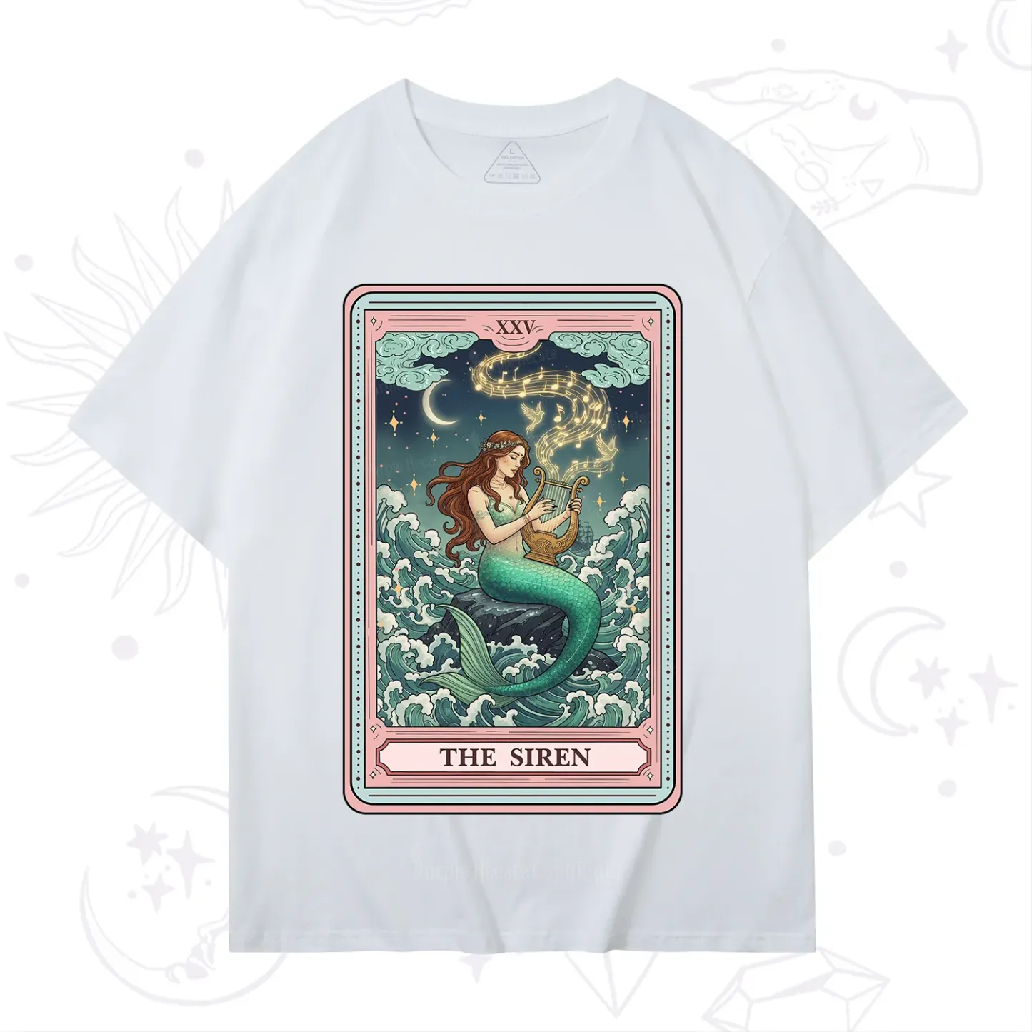Purplehecate The Siren Tarot T-Shirt