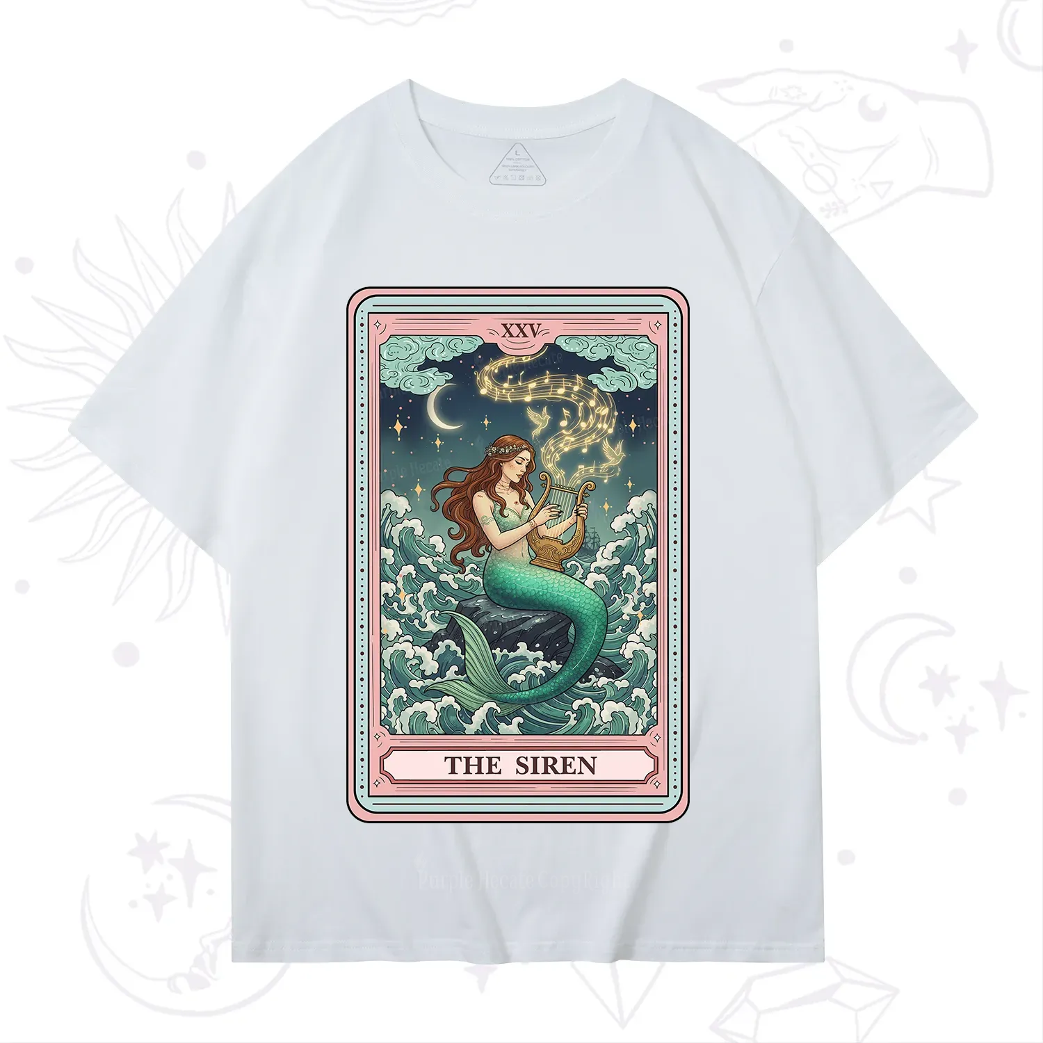 Purplehecate The Siren Tarot T-Shirt