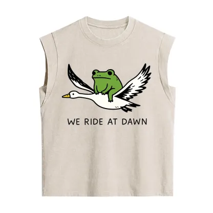 Purplehecate We Ride at Dawn Vintage Washed Tank