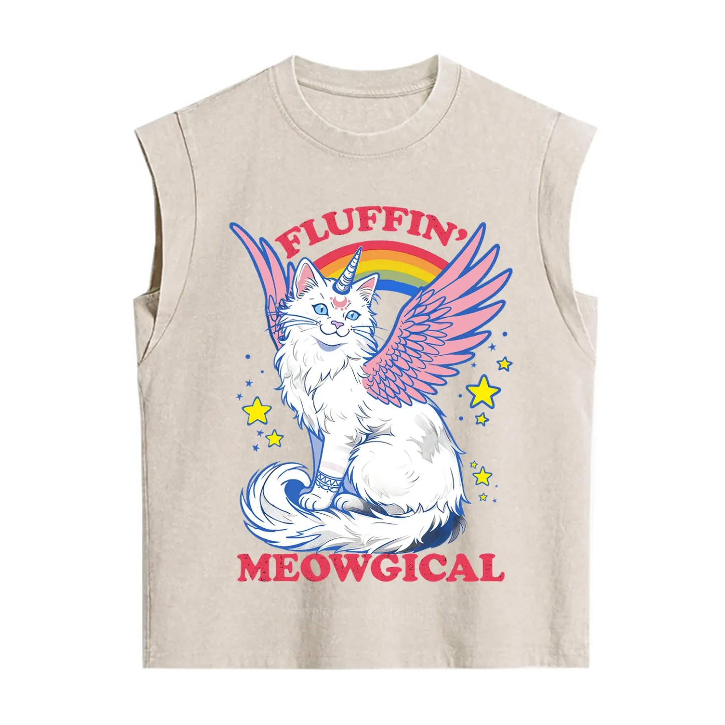 Purplehecate Fluffin Meowgical Vintage Washed Tank