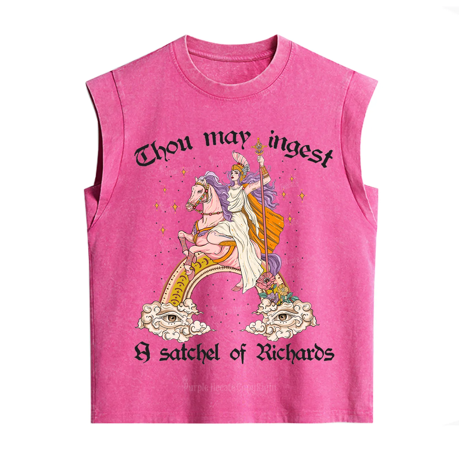 Purplehecate Thou may ingest a satchel of Richards Vintage Washed Tank