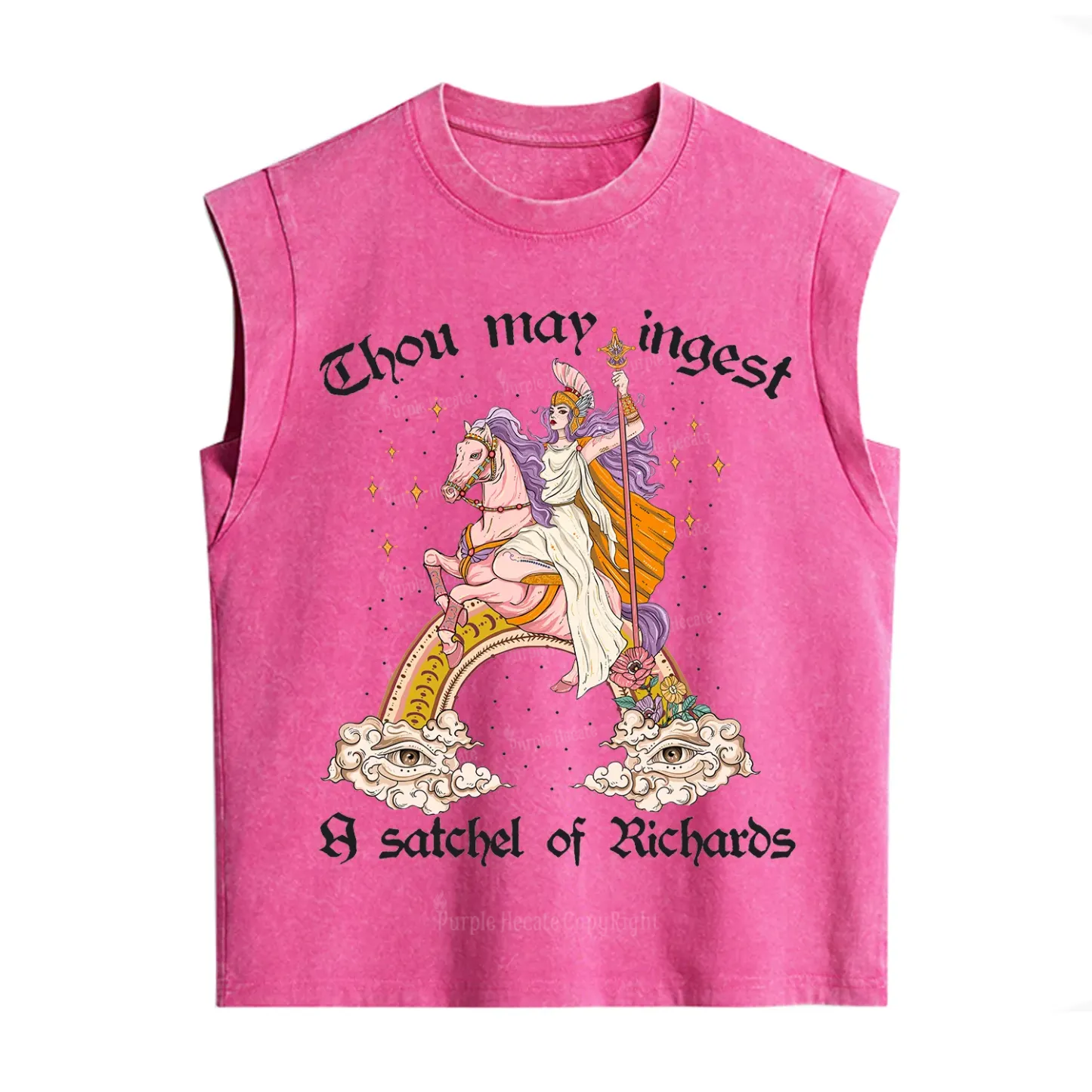 Purplehecate Thou may ingest a satchel of Richards Vintage Washed Tank
