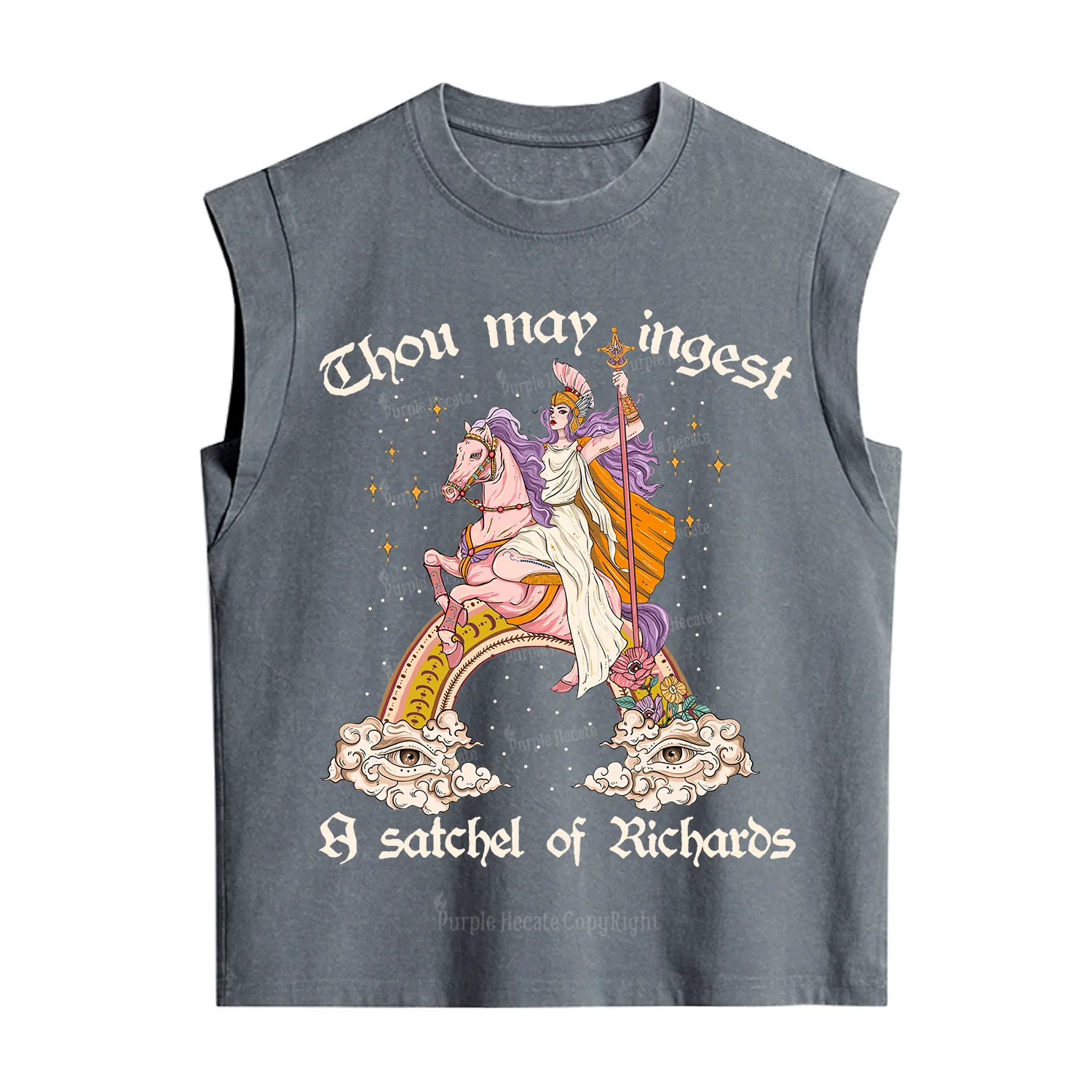 Purplehecate Thou may ingest a satchel of Richards Vintage Washed Tank