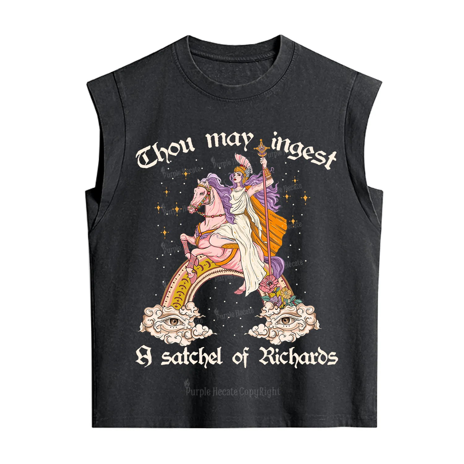 Purplehecate Thou may ingest a satchel of Richards Vintage Washed Tank