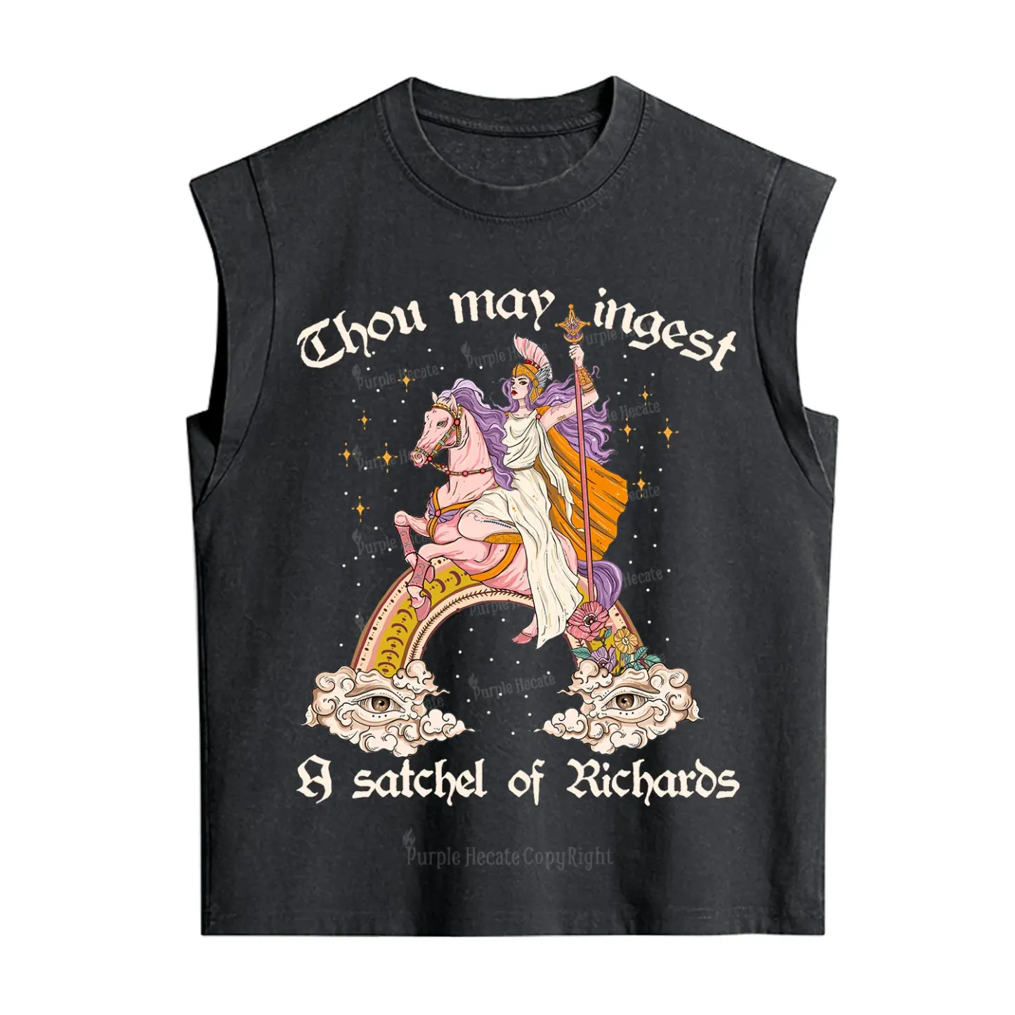 Purplehecate Thou may ingest a satchel of Richards Vintage Washed Tank