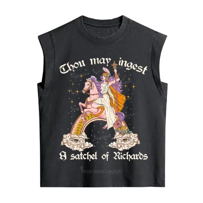 Purplehecate Thou may ingest a satchel of Richards Vintage Washed Tank