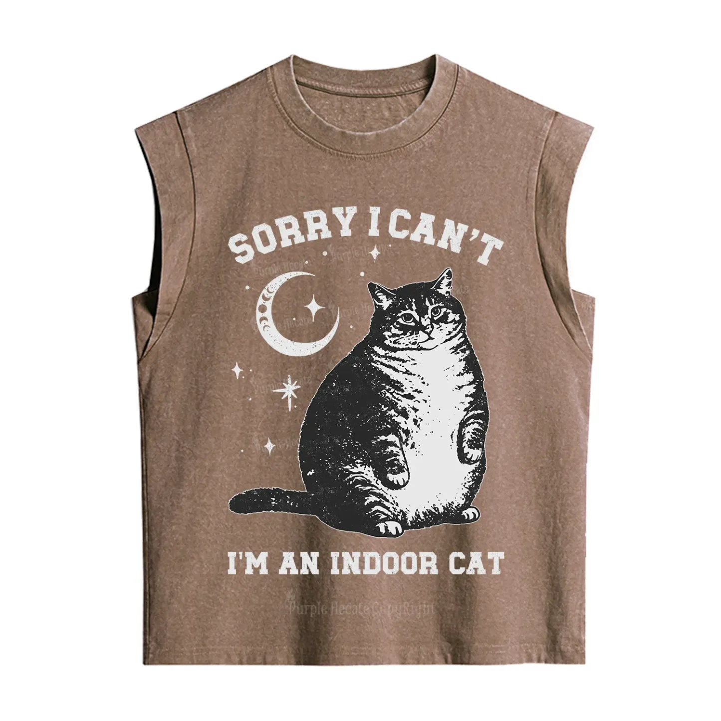 [Copy]Purplehecate F-caw-f Funny Crow Vintage Washed Tank