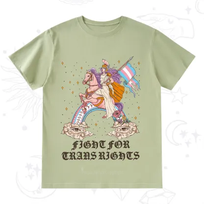 Purplehecate Fight for Trans Rights Knight T-Shirt