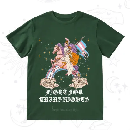 Purplehecate Fight for Trans Rights Knight T-Shirt